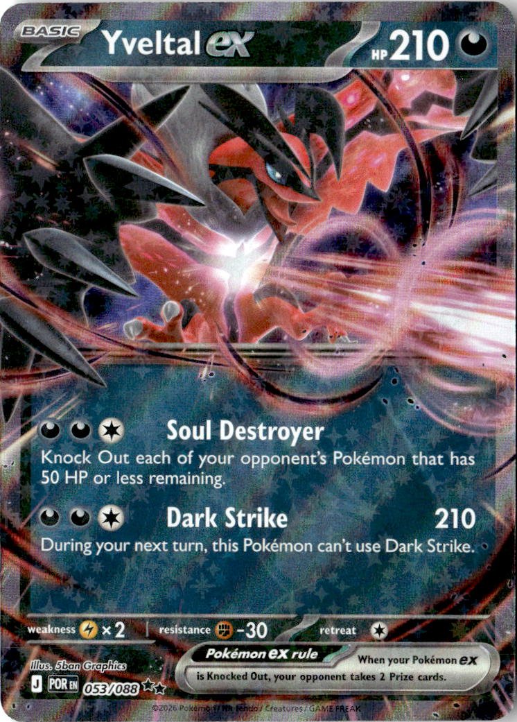 Yveltal Ex graded slab