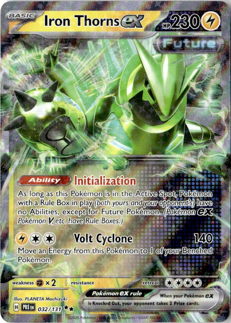 2024 Pokemon Scarlet And Violet Iron ThornsEX graded slab