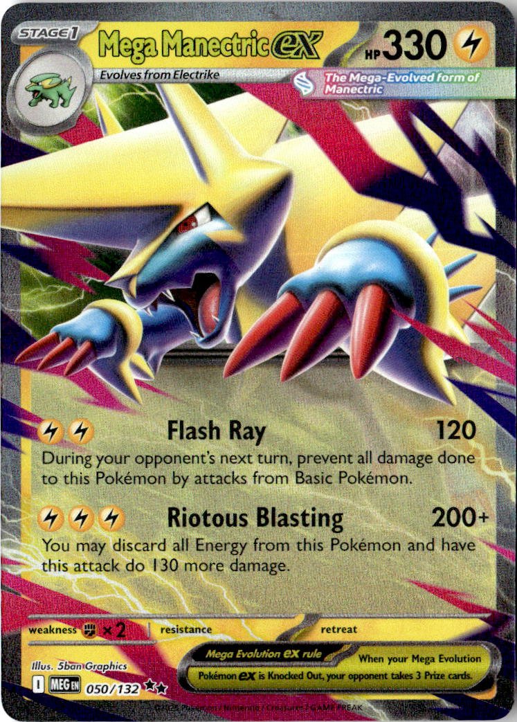 Mega Manectric Ex graded slab