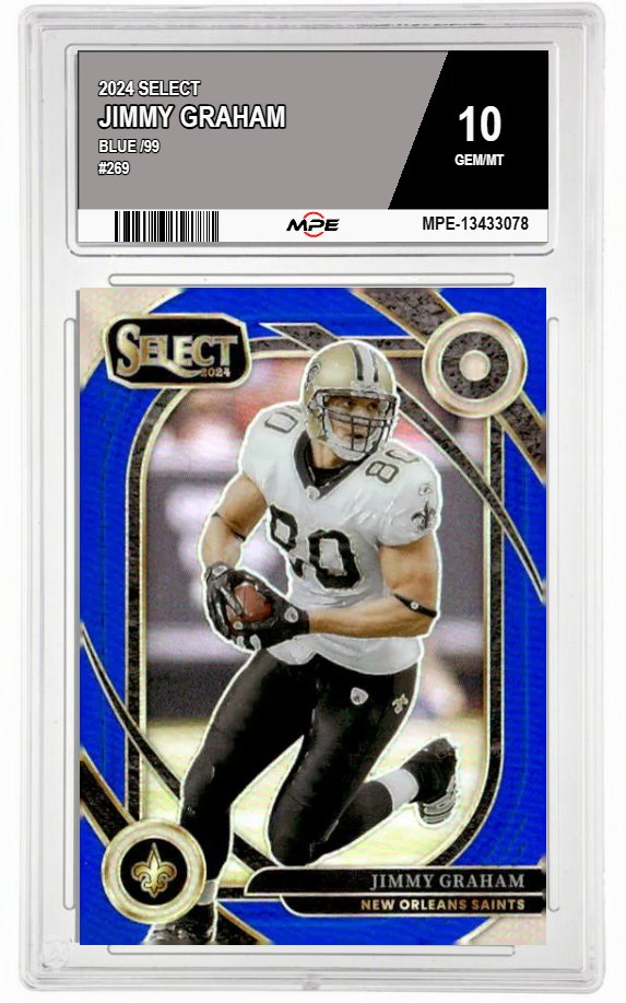2024 SELECT BLUE /99 #269 JIMMY GRAHAM MPE 10 GEM/MT — graded card auctioned from the MPE vault