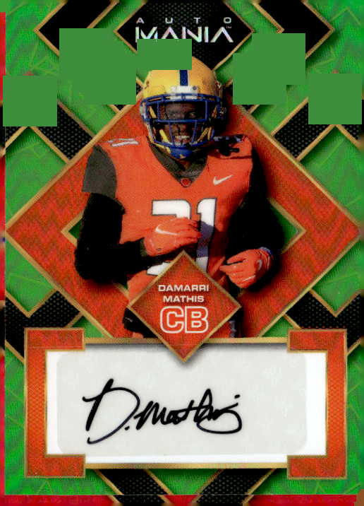 2022 Wild Card Damarri Mathis graded slab