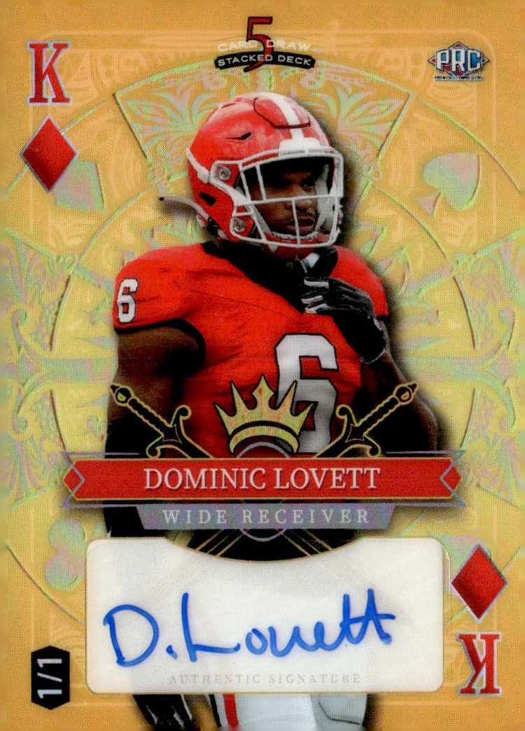 2024 Wild Card Dominic Lovett graded slab