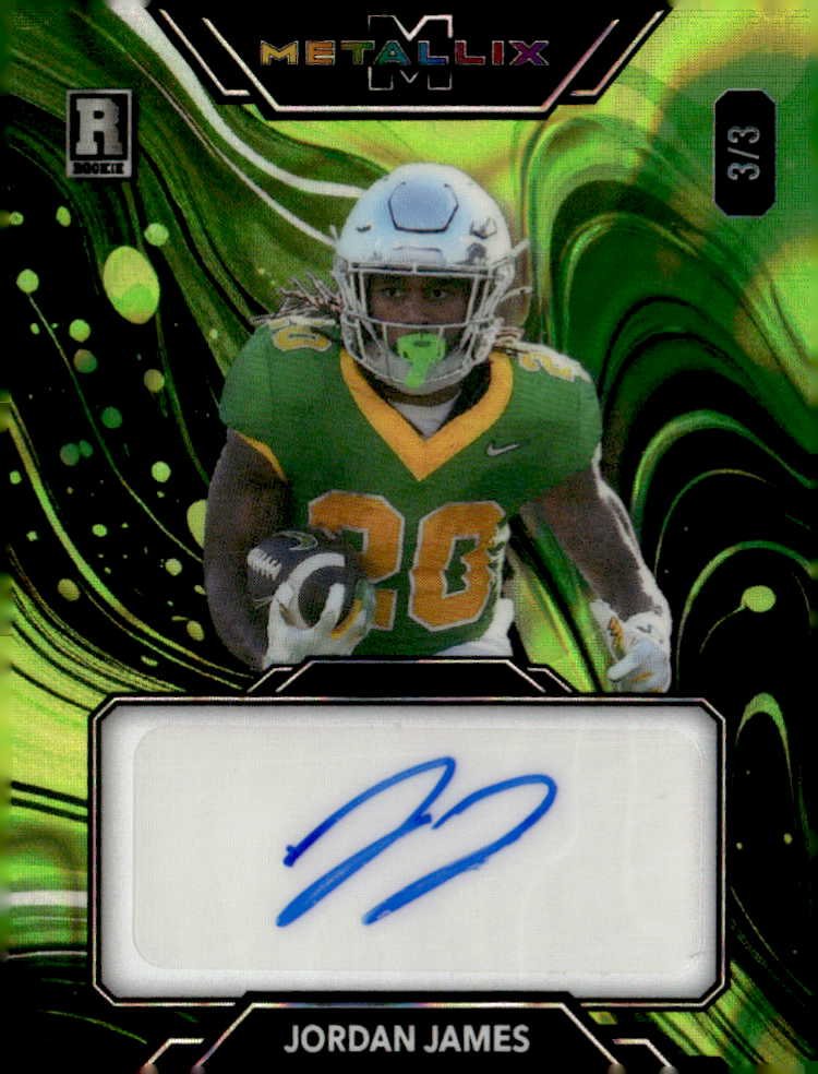 2025 Wild Card Jordan James graded slab