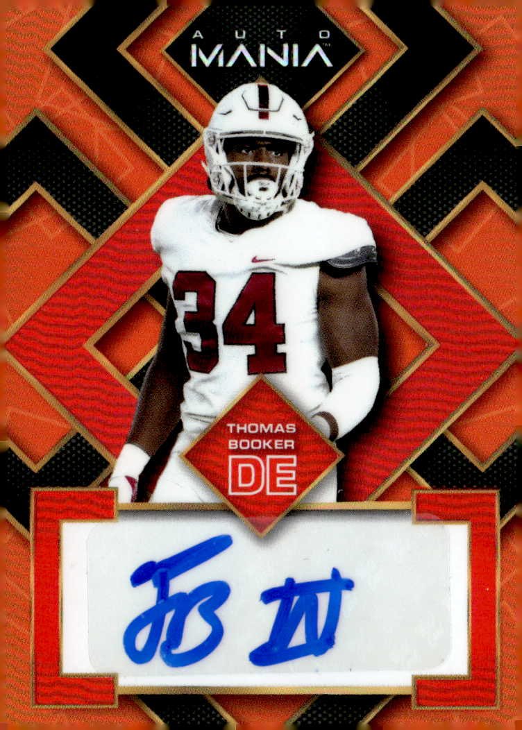 2022 Wild Card Thomas Booker graded slab