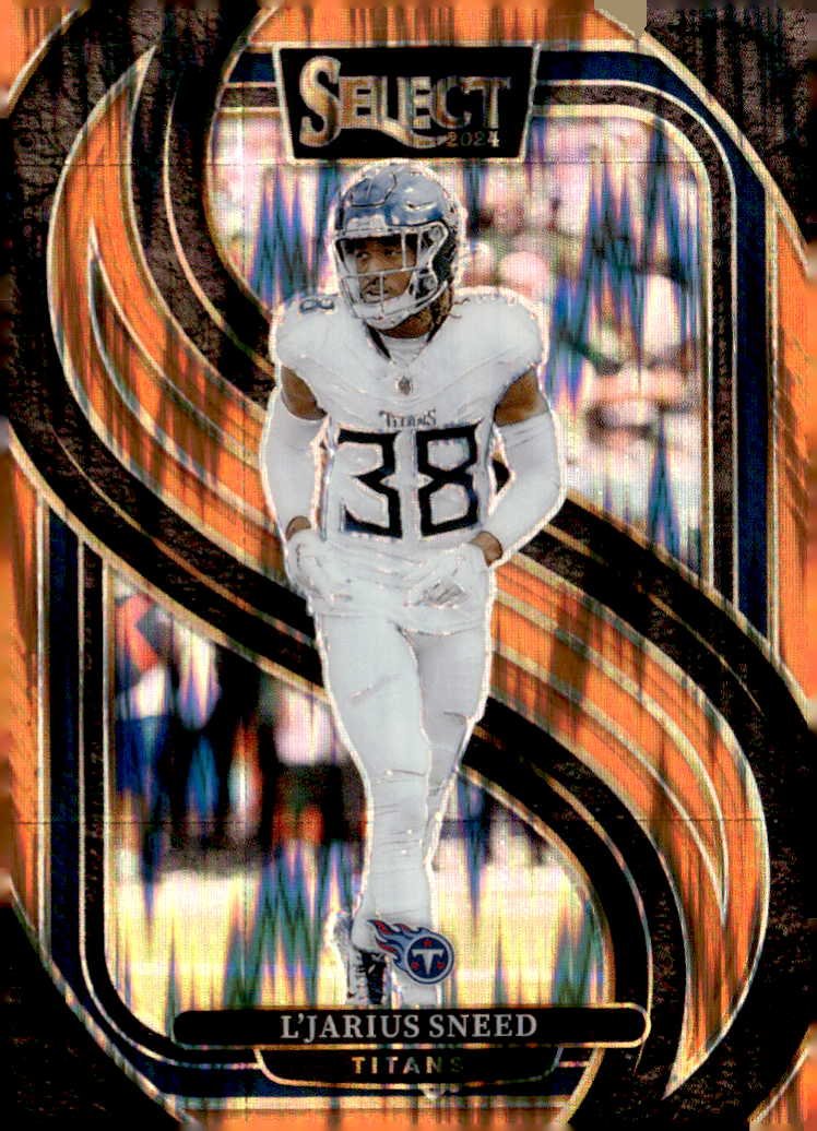 2024 Select Orange Shock Prizm graded slab