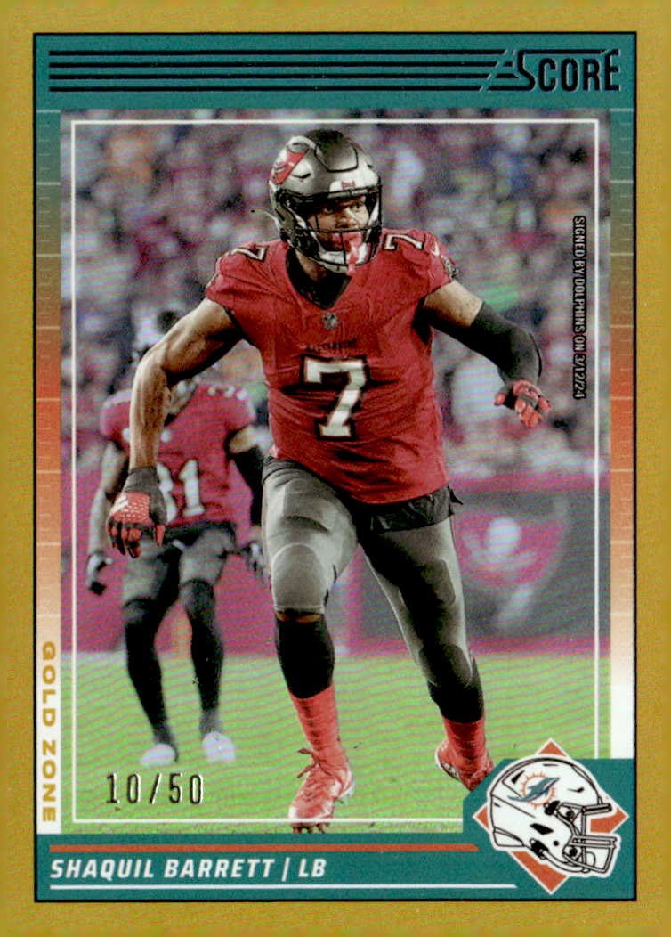 2024 Score Shaquil Barrett graded slab