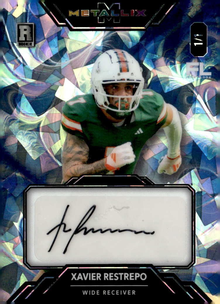 2025 Wild Card Metallix Live Xavier Restrepo graded slab