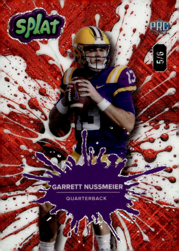 2025 Wild Card Garrett Nussmeier graded slab