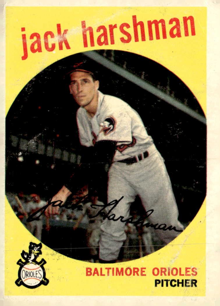 1959 Topps Jack Harshman graded slab