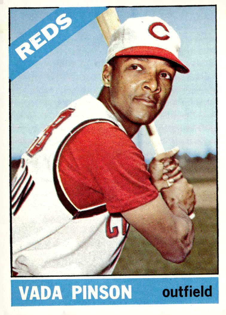 1966 Topps Vada Pinson graded slab