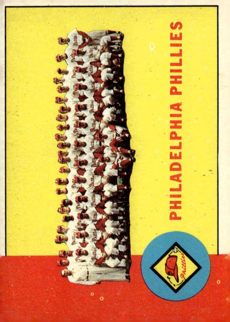 1963 Topps Phillies Team graded slab