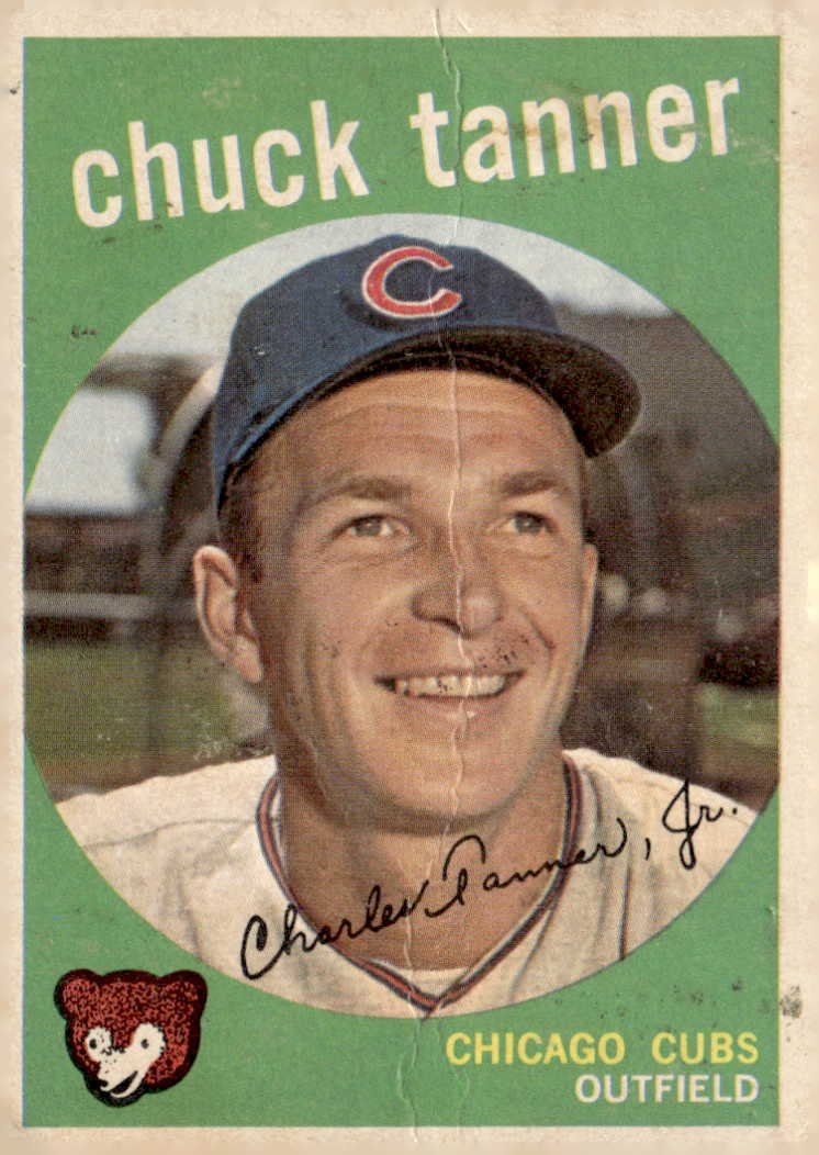 1959 Topps Chuck Tanner graded slab