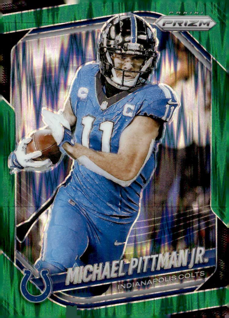 2025 Prizm Michael Pittman Jr. graded slab