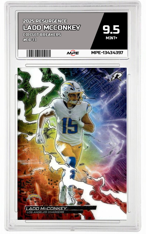 2025 RESURGENCE CIRCUIT BREAKERS #CB-13 LADD MCCONKEY MPE 9.5 MINT+ — graded card auctioned from the MPE vault
