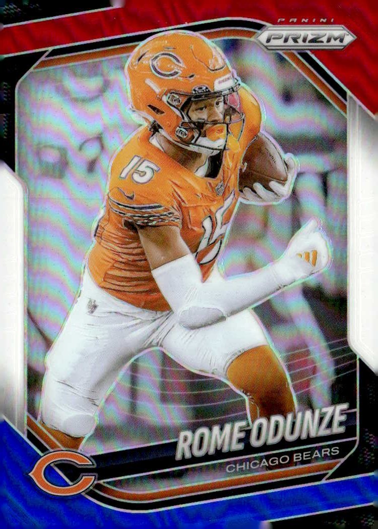 2025 Prizm Rome Odunze graded slab