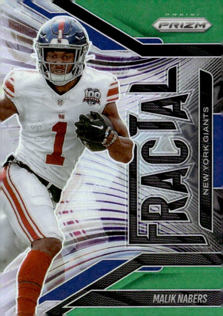 2025 Prizm Malik Nabers graded slab
