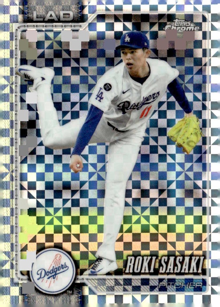 2026 Topps Chrome Roki Sasaki graded slab