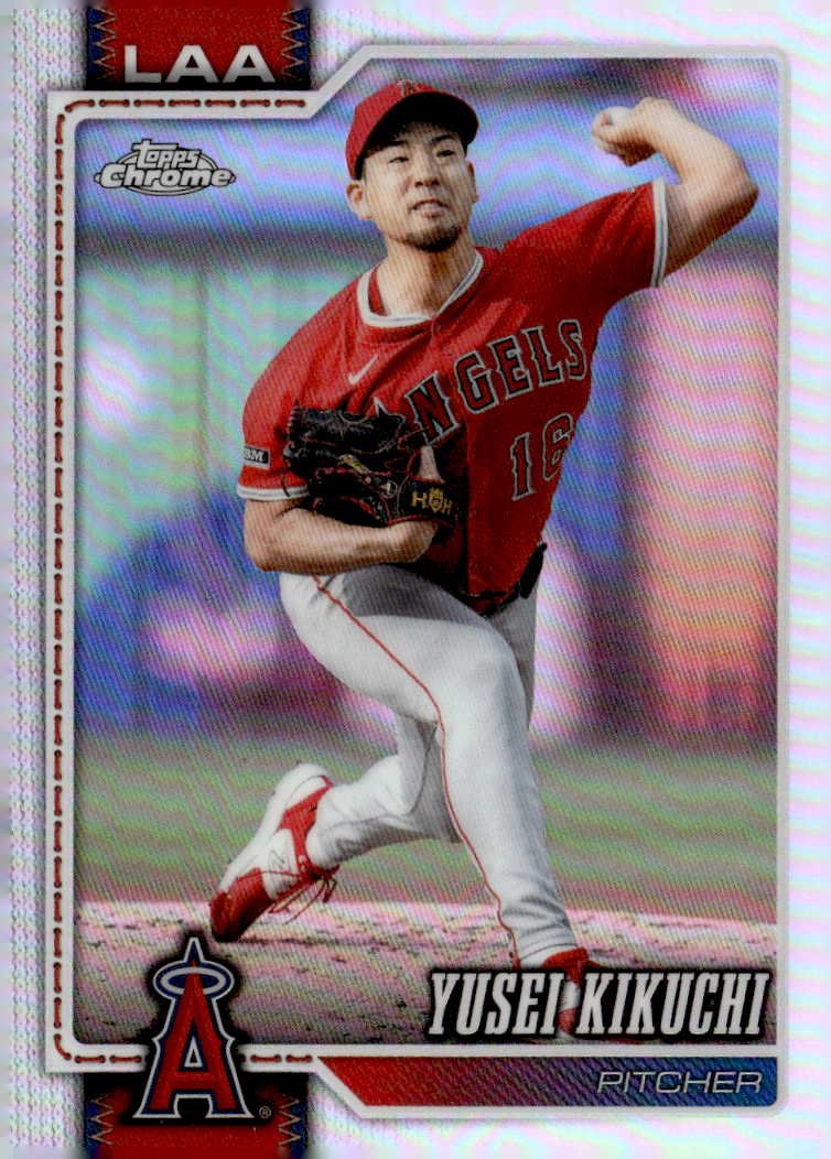 2026 Topps Chrome Yusei Kikuchi graded slab