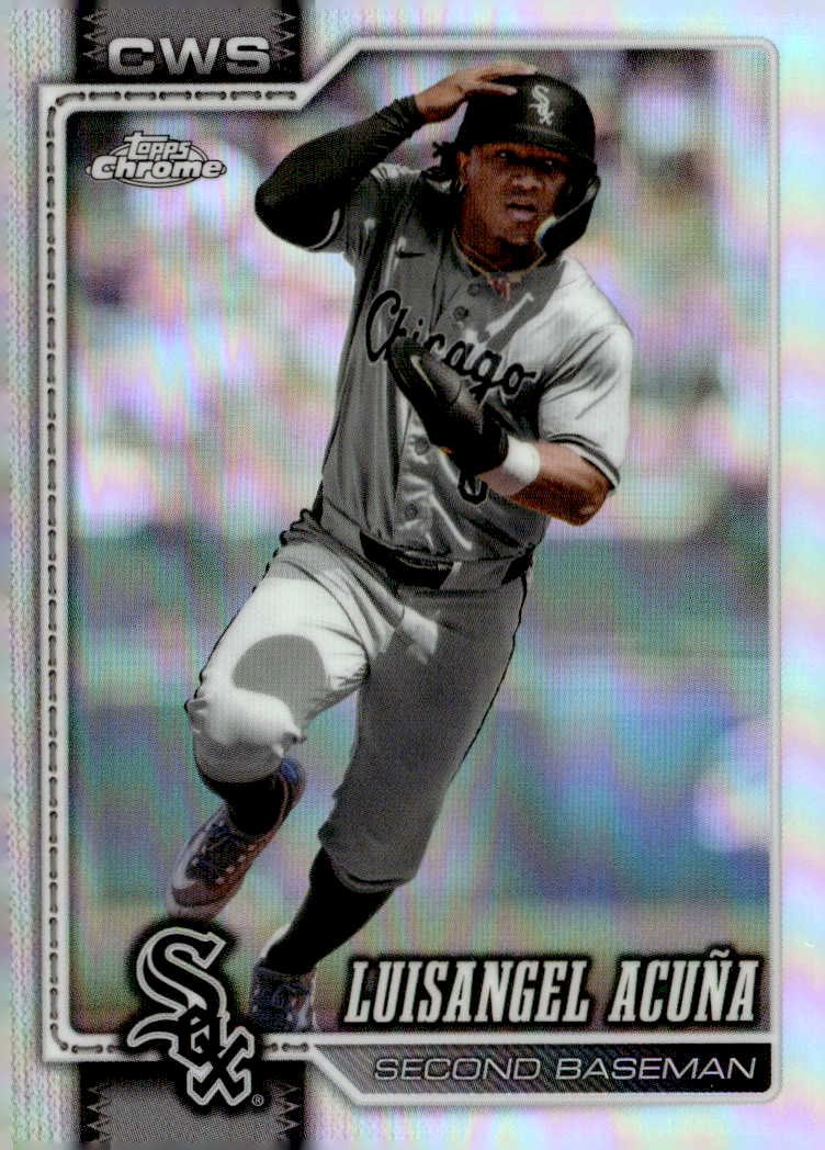 2026 Topps Chrome Luisangel Acuña graded slab