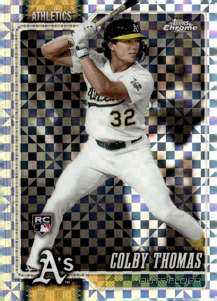 2026 Topps Chrome Colby Thomas graded slab