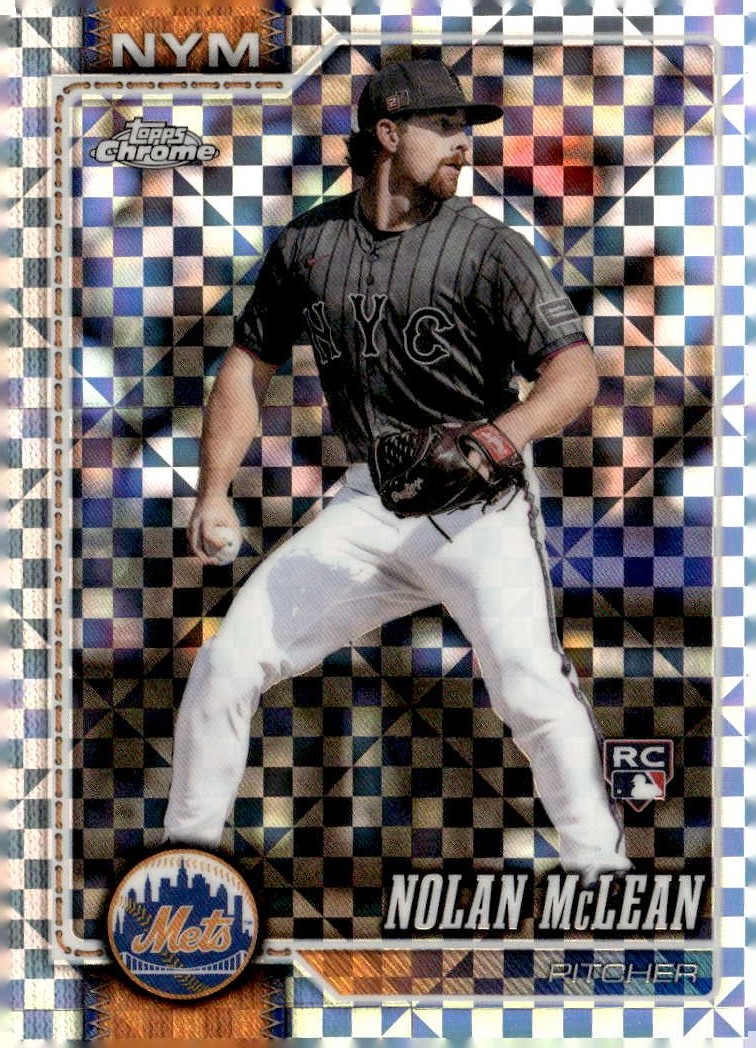 2026 Topps Chrome Nolan McLean graded slab