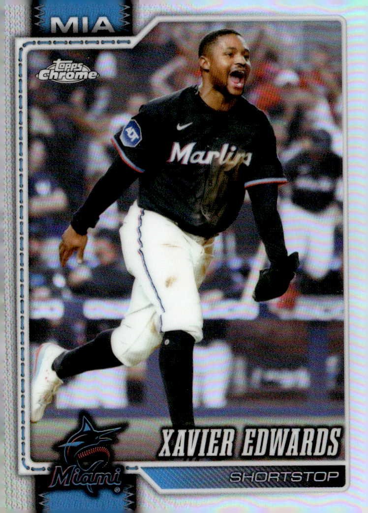 2026 Topps Chrome Xavier Edwards graded slab