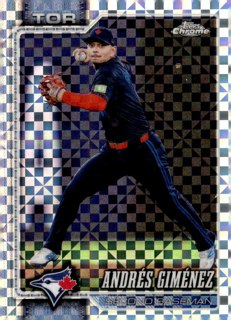 2026 Topps Chrome Andrés Giménez graded slab