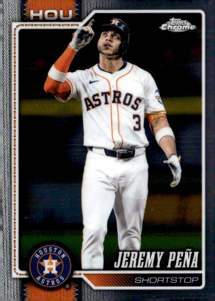 2026 Topps Chrome Jeremy Peña graded slab