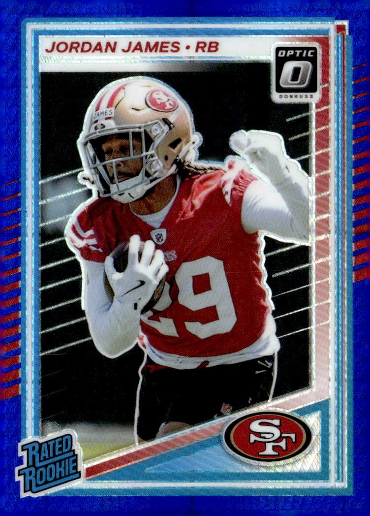 2025 Donruss Optic Jordan James graded slab