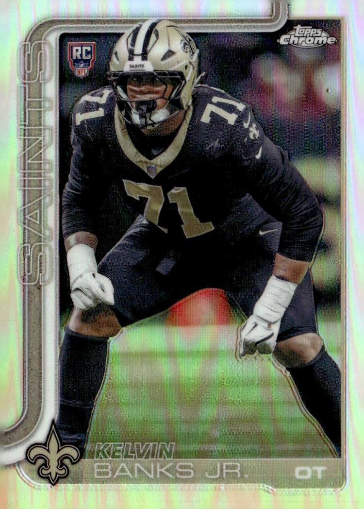 2025 Topps Chrome Kelvin Banks Jr. graded slab