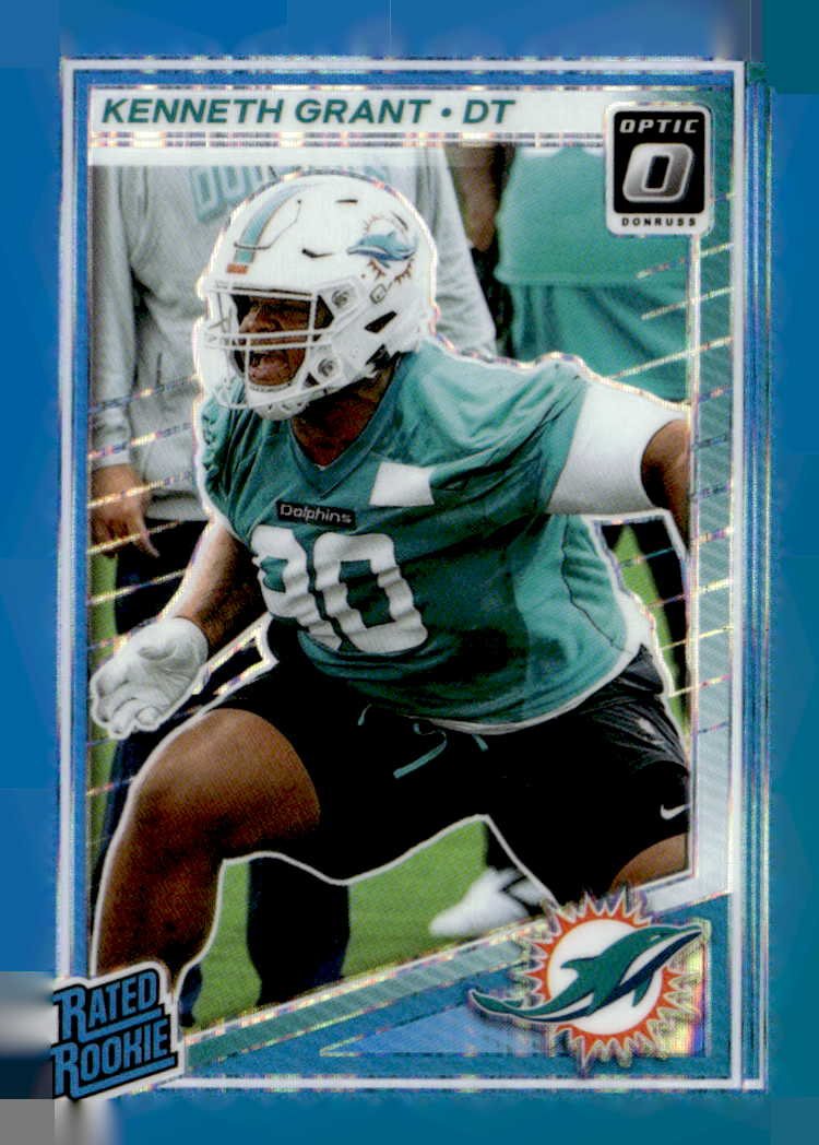 2025 Donruss Optic Kenneth Grant graded slab