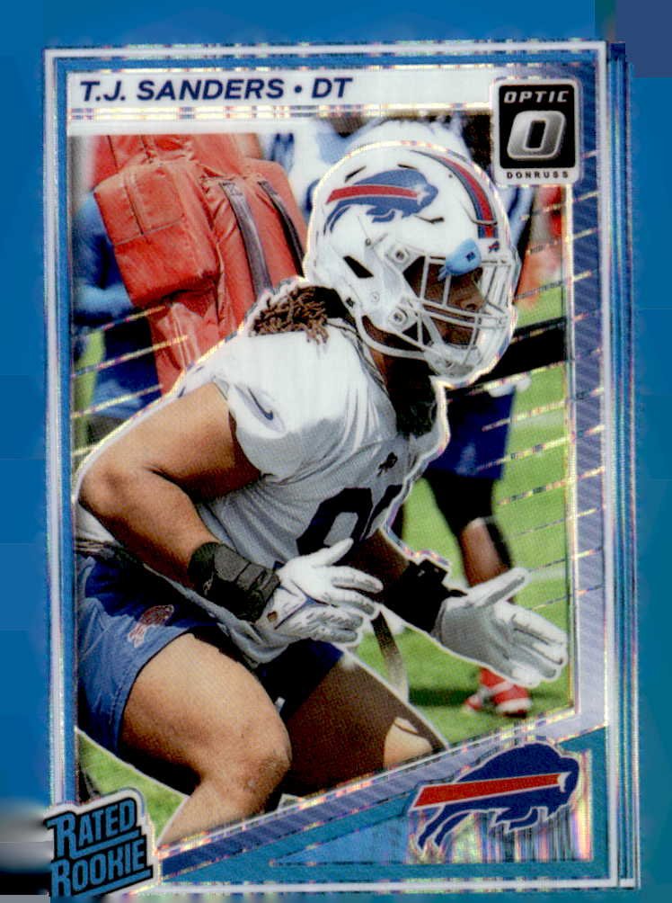 2025 Donruss Optic T.J. Sanders graded slab