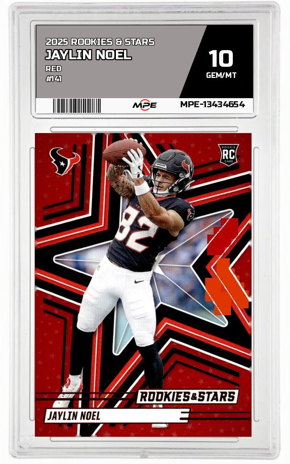 2025 ROOKIES & STARS RED #141 JAYLIN NOEL MPE 10 GEM/MT — graded card up for auction