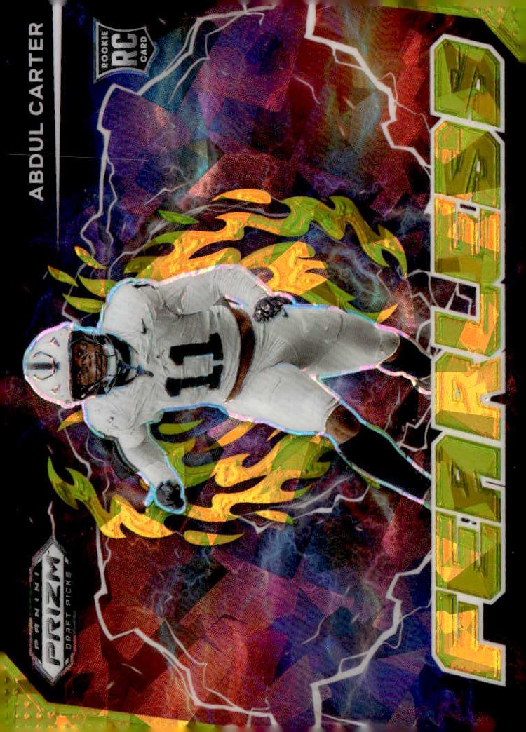 2025 Prizm Draft Picks Abdul Carter graded slab
