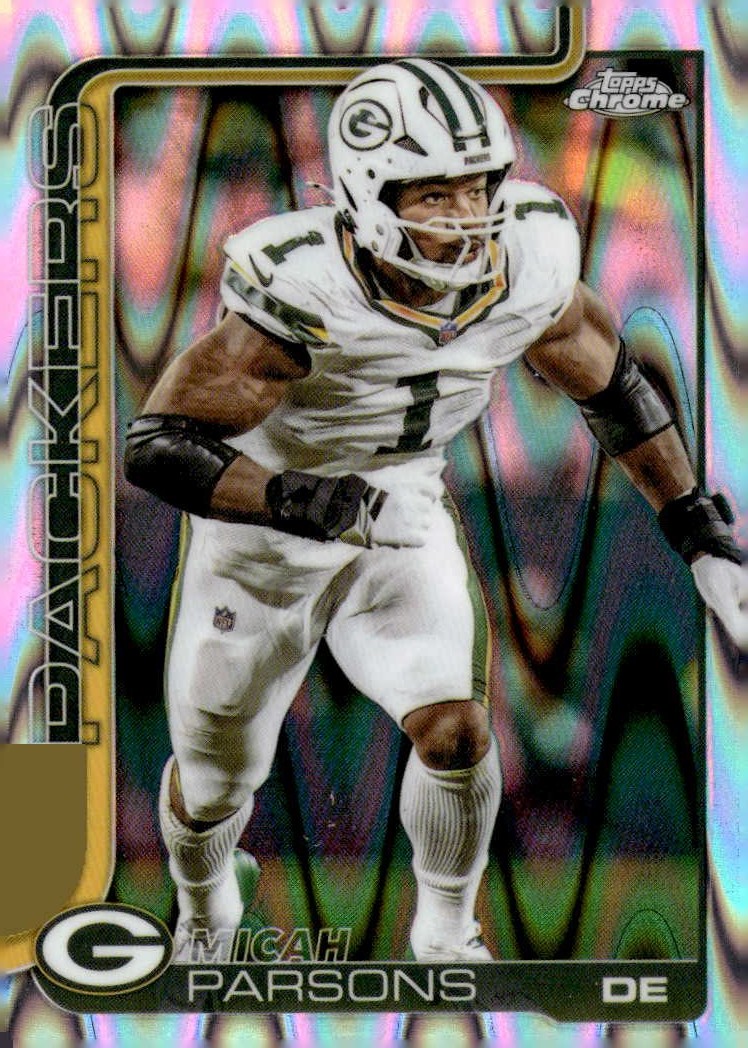 2025 Topps Chrome Micah Parsons graded slab