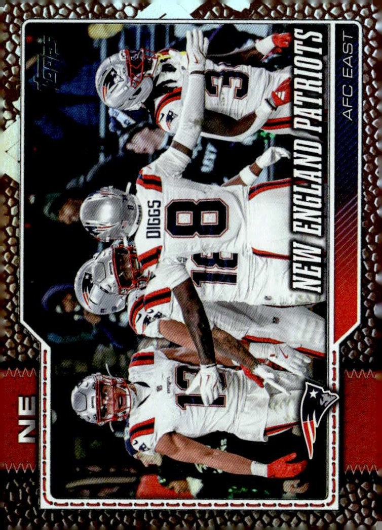 New England Patriots graded slab