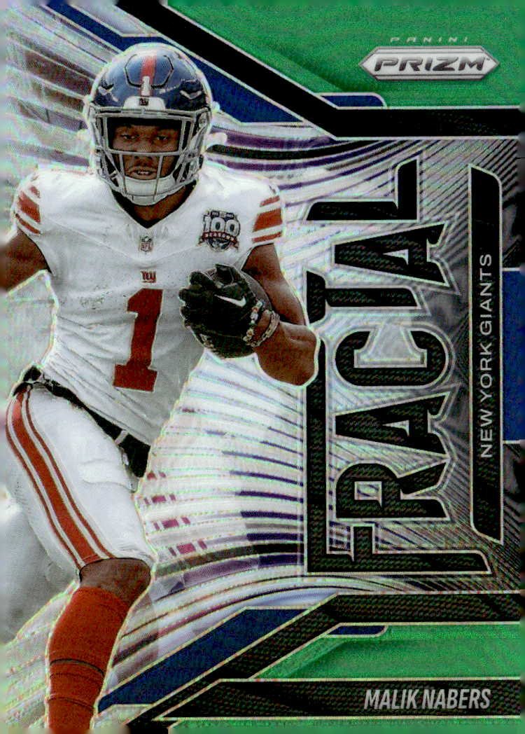 2025 Prizm Malik Nabers graded slab
