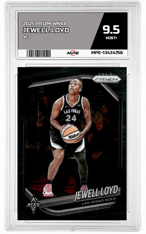 2025 PRIZM WNBA #57 JEWELL LOYD MPE 9.5 MINT+ — graded card up for auction