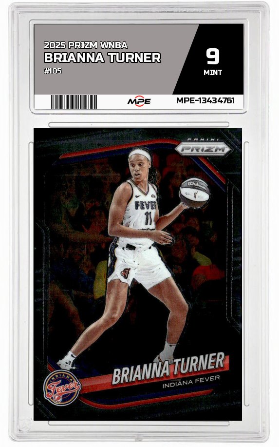 2025 PRIZM WNBA #105 BRIANNA TURNER MPE 9 MINT — graded card auctioned from the MPE vault