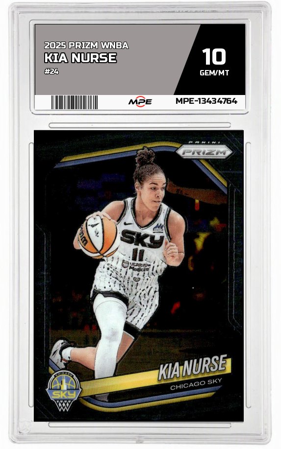 2025 PRIZM WNBA #24 KIA NURSE MPE 10 GEM/MT — graded card auctioned from the MPE vault