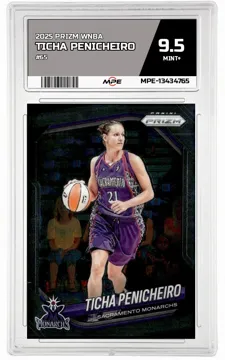 2025 PRIZM WNBA #65 TICHA PENICHEIRO MPE 9.5 MINT+ — graded card up for auction