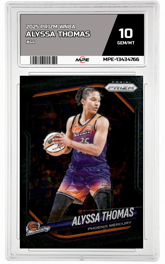 2025 PRIZM WNBA #44 ALYSSA THOMAS MPE 10 GEM/MT — graded card auctioned from the MPE vault