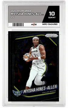 2025 PRIZM WNBA #96 MYISHA HINES-ALLEN MPE 10 GEM/MT — graded card up for auction