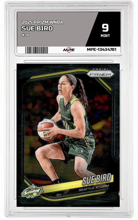 2025 PRIZM WNBA #38 SUE BIRD MPE 9 MINT — graded card up for auction