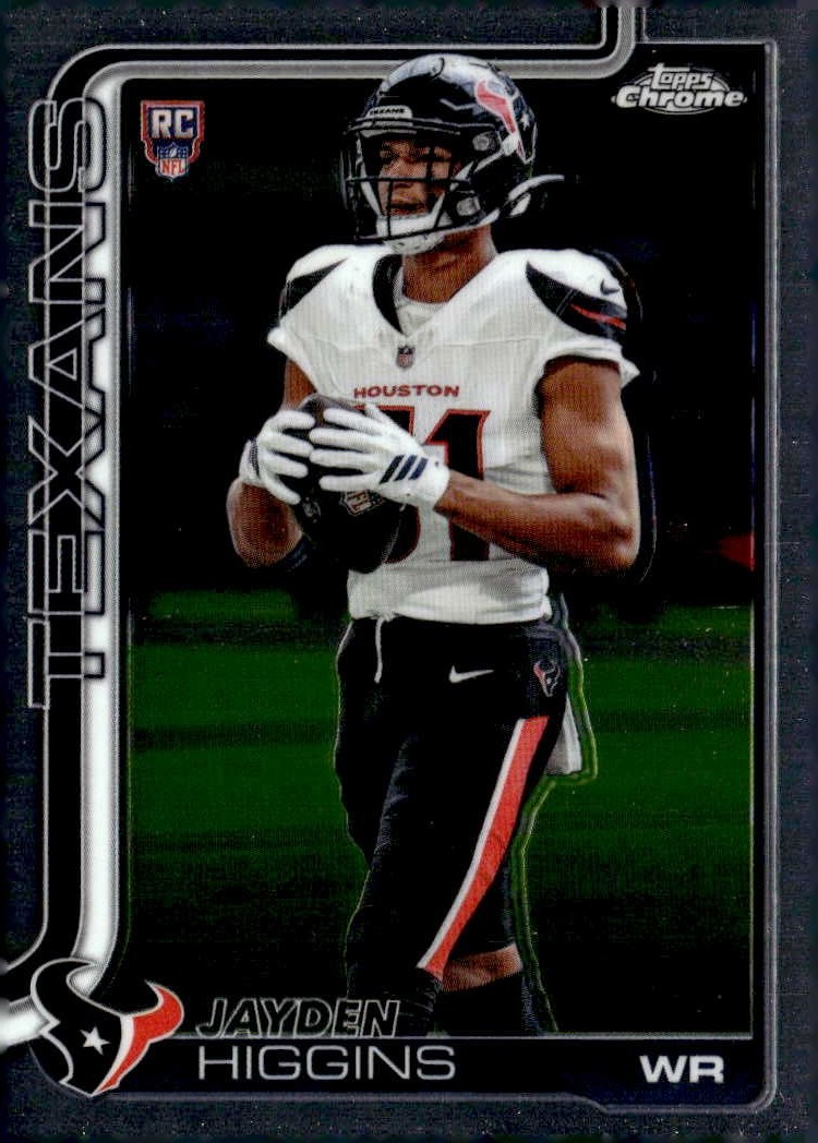 2025 Topps Chrome Jayden Higgins graded slab