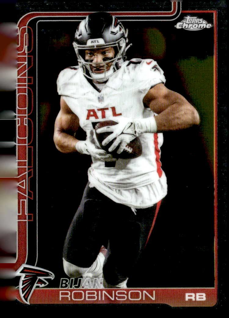 2025 Topps Chrome Bijan Robinson graded slab