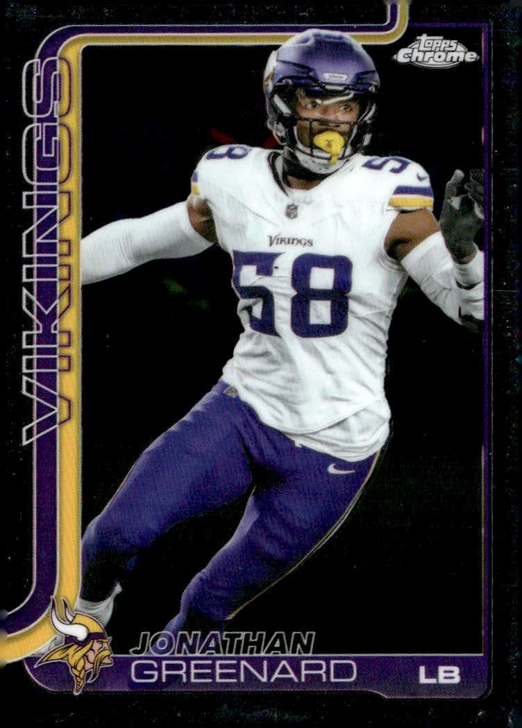 2025 Topps Chrome Jonathan Greenard graded slab