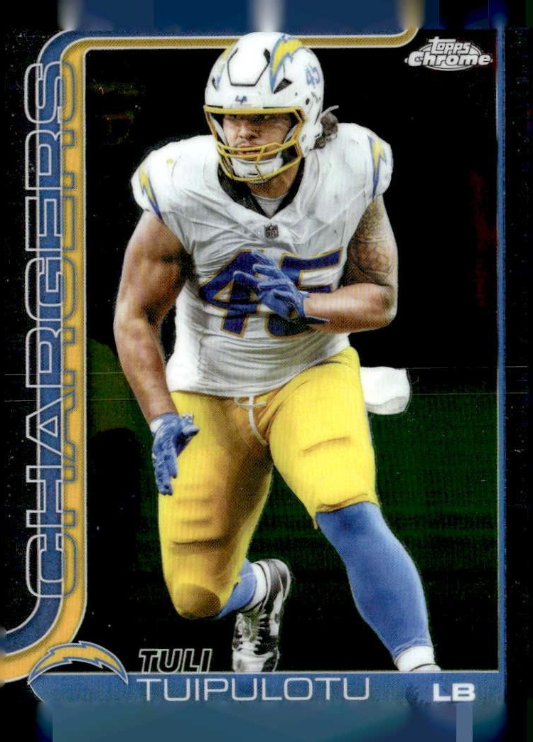 2025 Topps Chrome Tuli Tuipulotu graded slab
