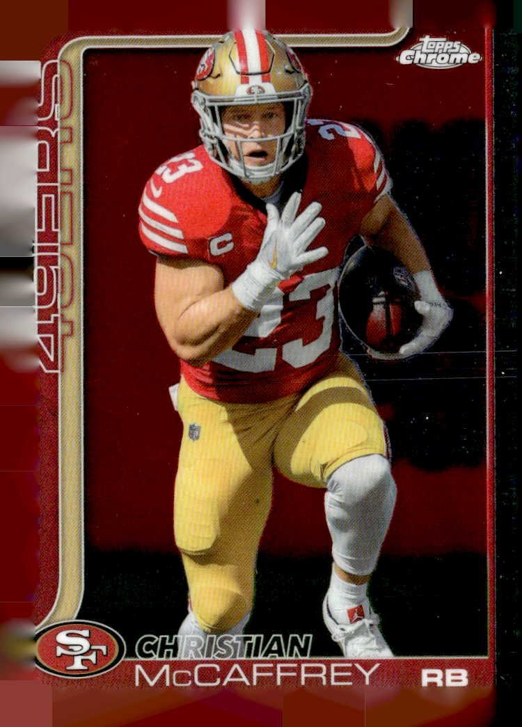 2025 Topps Chrome Christian McCaffrey graded slab