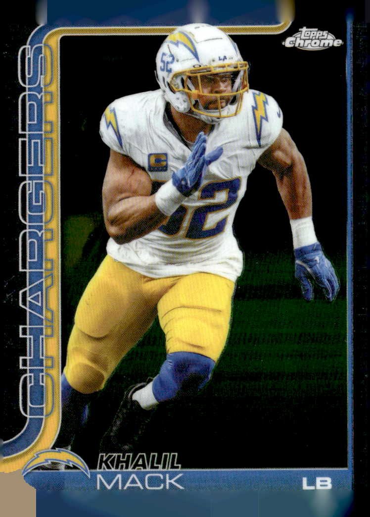 2025 Topps Chrome Khalil Mack graded slab